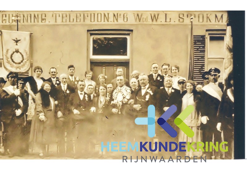 1928 Koning Willy Bos en Koningin M. Bos Wesseling